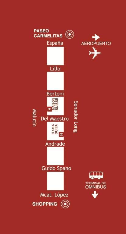 Hostal Casa Suiza 亚松森 外观 照片
